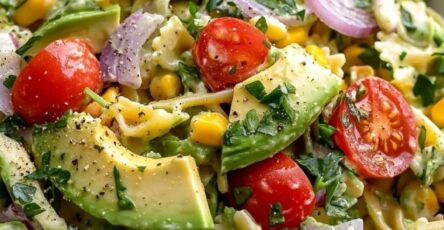 avocado pasta salad