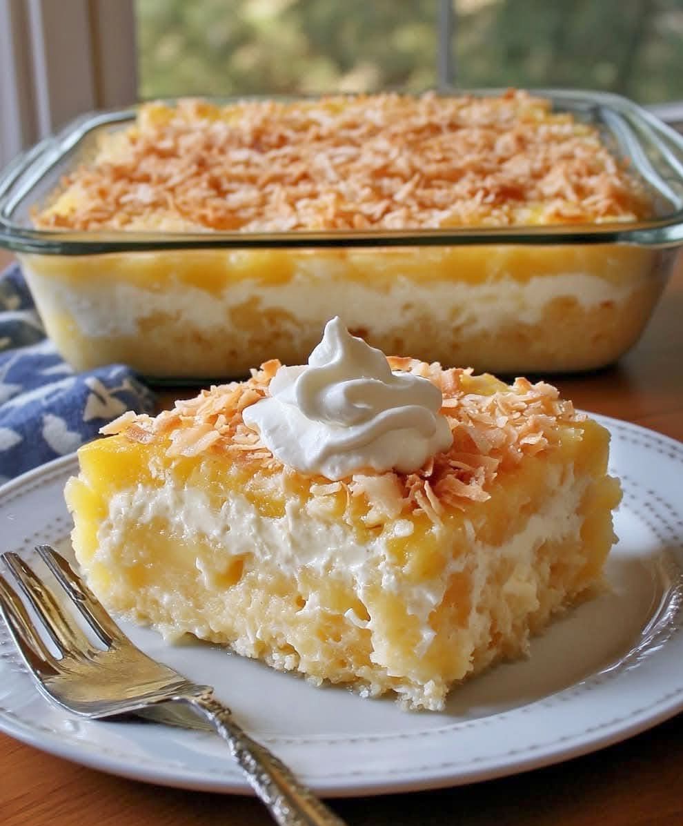 Pineapple Coconut Dream Cake