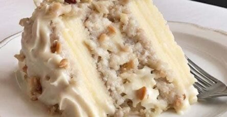 Butter Pecan Cake with Cream Cheese Frosting