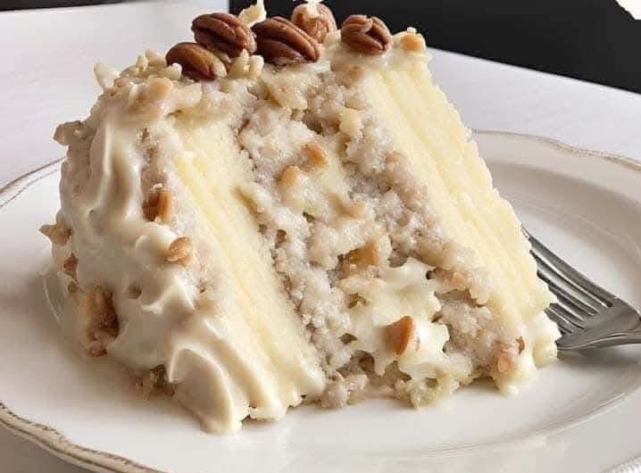 Butter Pecan Cake with Cream Cheese Frosting