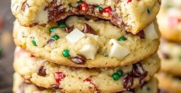 Winter Wonderland Chocolate Chip Christmas Cookies