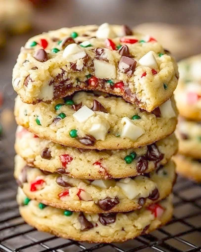 Winter Wonderland Chocolate Chip Christmas Cookies