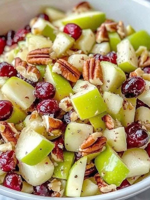 apple salad combines crisp Honeycrisp apples