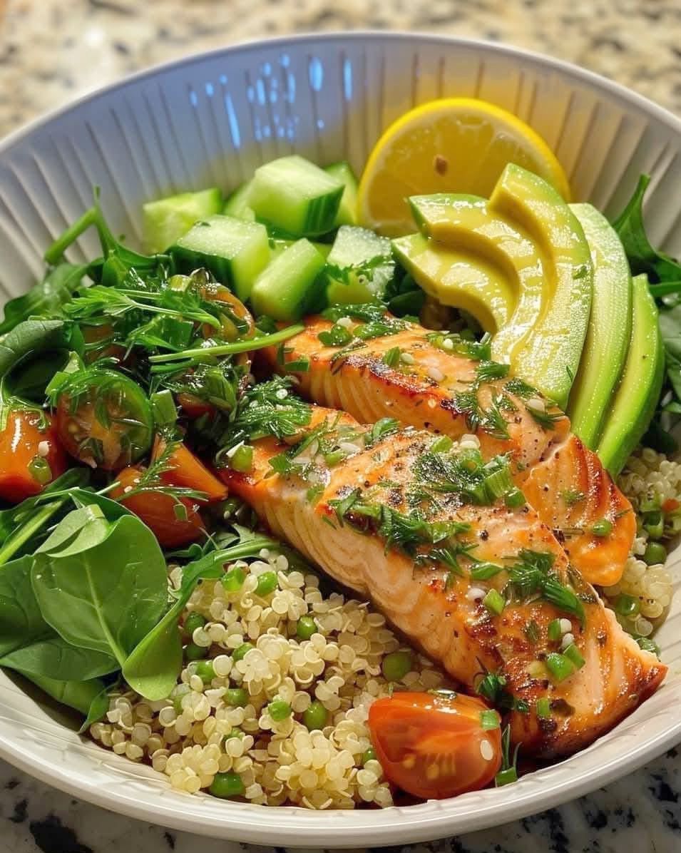 Salmon Quinoa Bowl