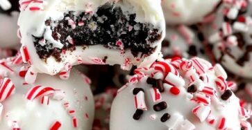 Peppermint Chocolate Truffles