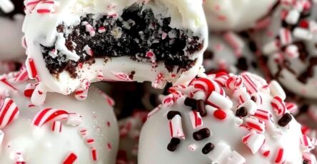 Peppermint Chocolate Truffles