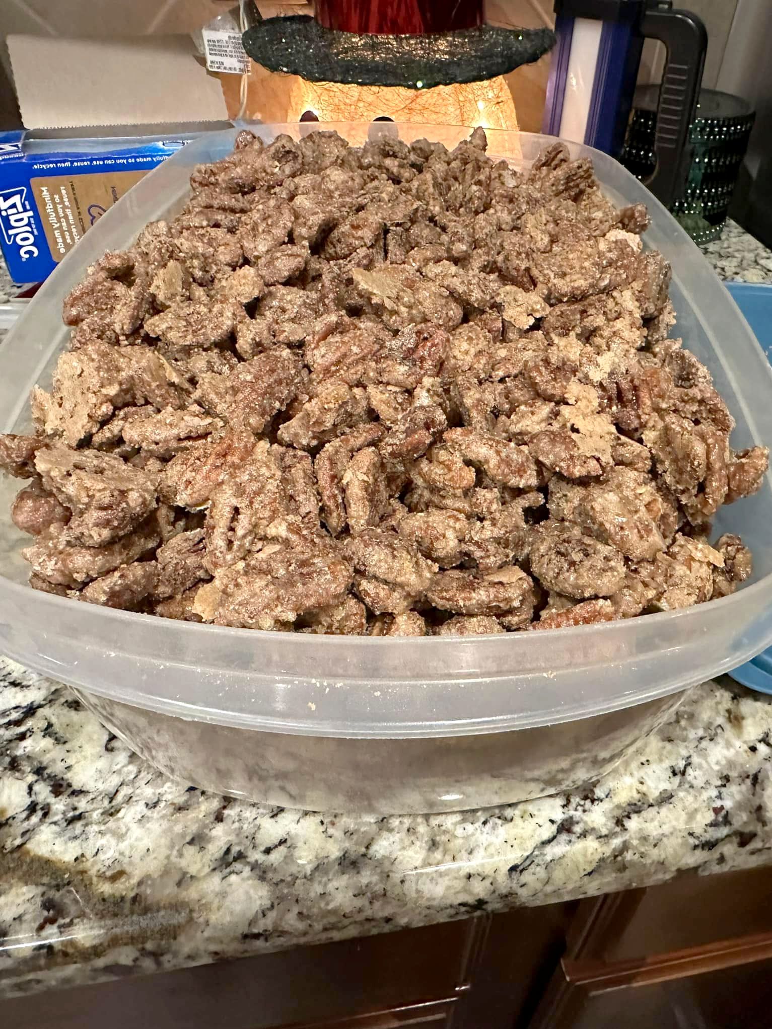 Candied pecans