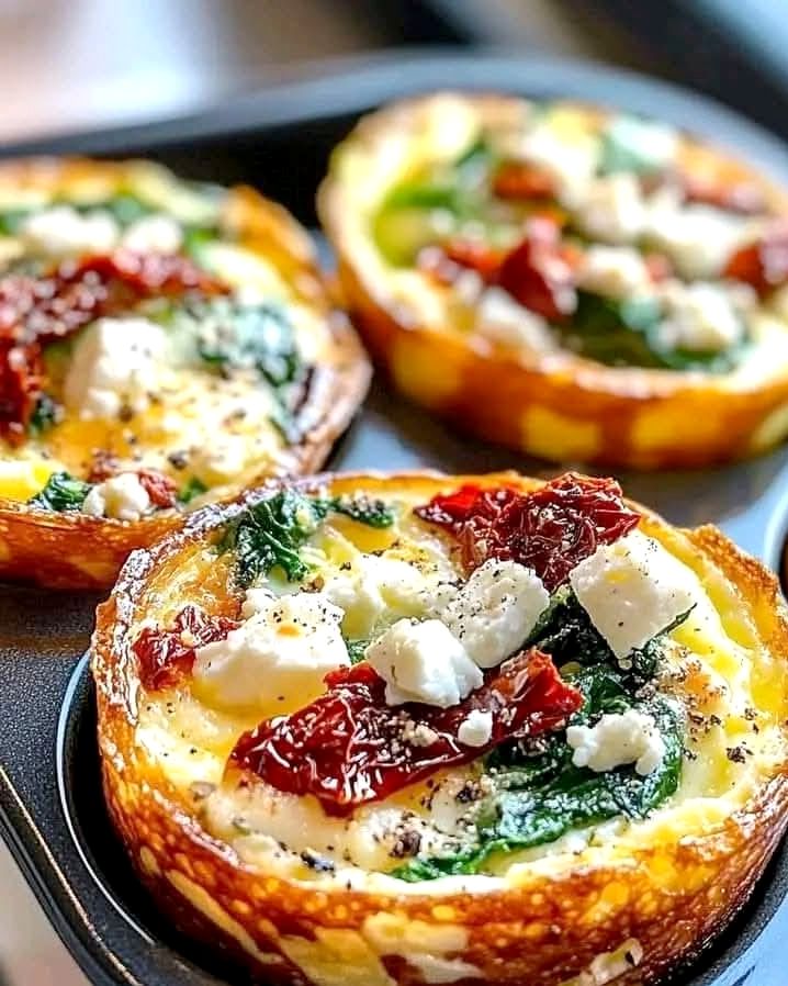 Spinach and Feta Egg Muffins