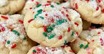 Christmas Sprinkle Cookies