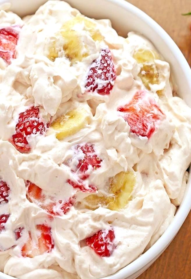 Strawberry Banana Fluff Salad