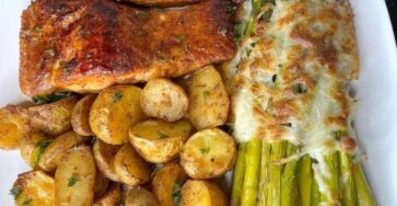 Garlic Butter-Roasted Salmon