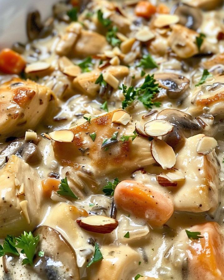 Creamy Chicken and Wild Rice Casserole