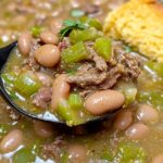 Slow Cooker Pinto Beans, Green Chile, and Beef