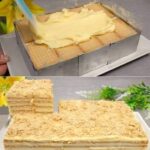 Layered Wafer Cake with Custard Cream