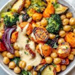 Roasted Chickpea and Vegetable Bowl