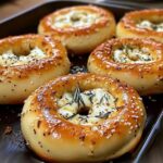 Mozzarella Stuffed Rosemary Parmesan Soft Pretzels