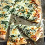 spinach and cheese pizza