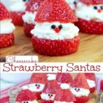 Cheesecake Strawberry Santas