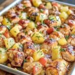 Sheet Pan Sweet and Sour Chicken