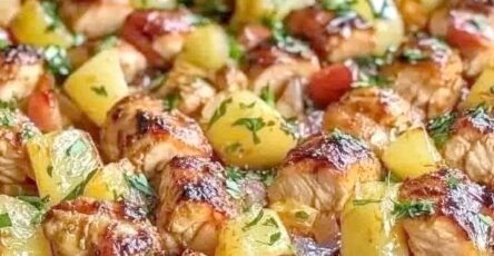 Sheet Pan Sweet and Sour Chicken