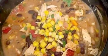 Crockpot Chicken Taco Soup