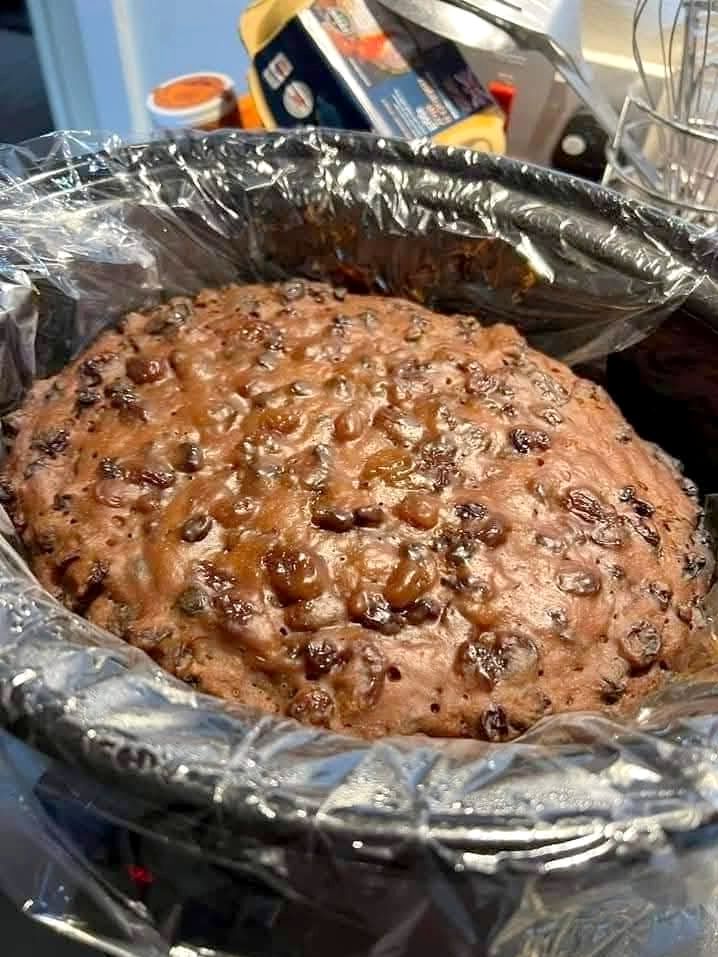 slow cooker fruit cake