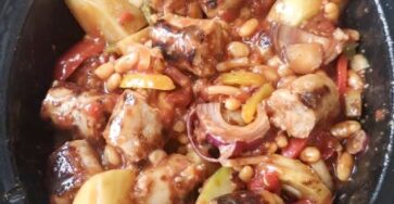 slow cooker sausage casserole