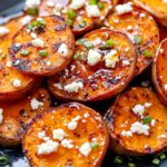 Roasted sweet potatoes