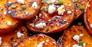 Roasted sweet potatoes