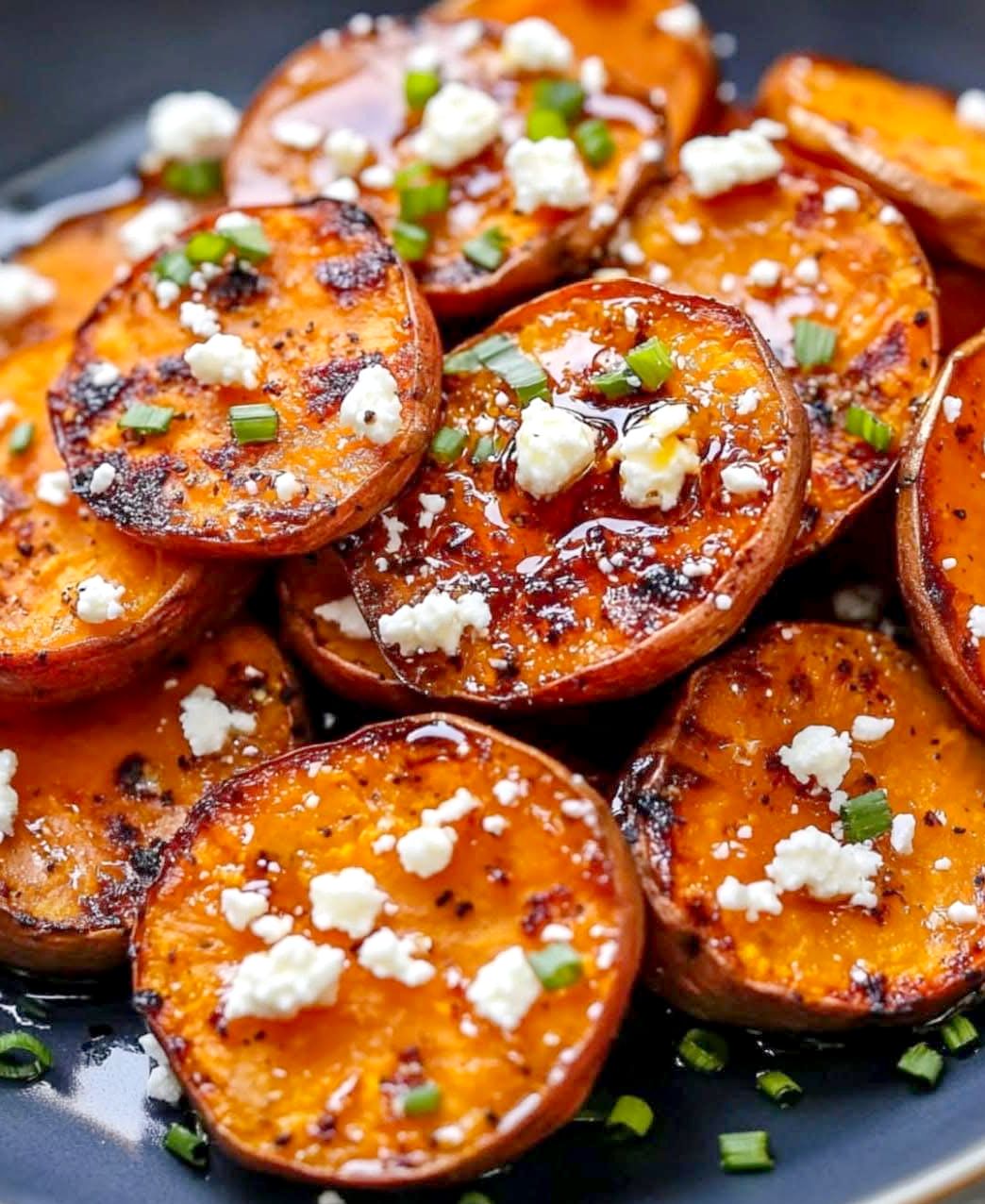 Roasted sweet potatoes