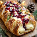 Cranberry Baked Brie Loaf