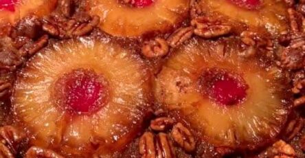 Pineapple Pecan Upside-Down Cake