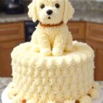 delightful dog-themed cake