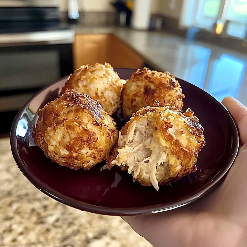 Shredded Chicken Cheese Balls