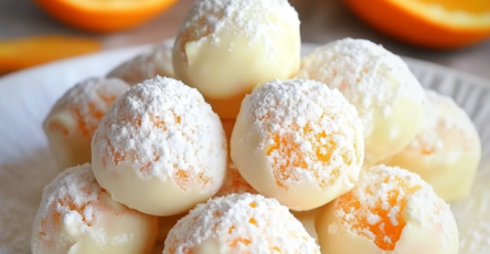 Orange Creamsicle Truffles