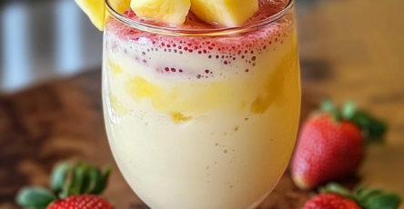 Strawberry Piña Colada Smoothie