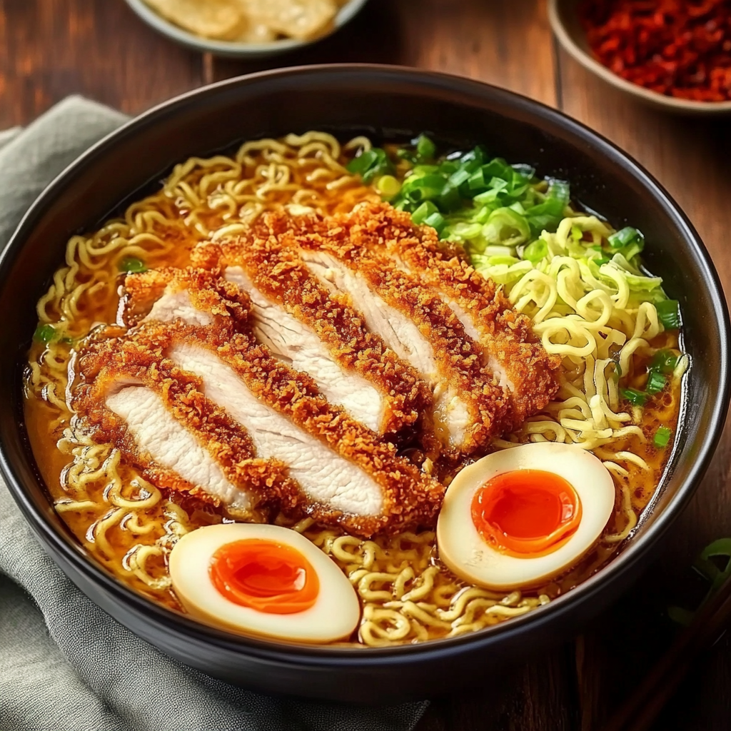 Crispy Chicken Ramen recipe