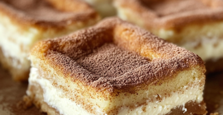 Cinnamon Churro Cheesecake Bars