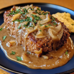 Meatloaf with Onion Gravy