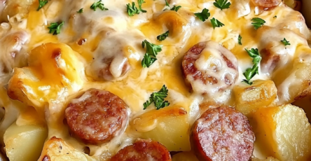 Slow Cooker Sausage and Potato Casserole