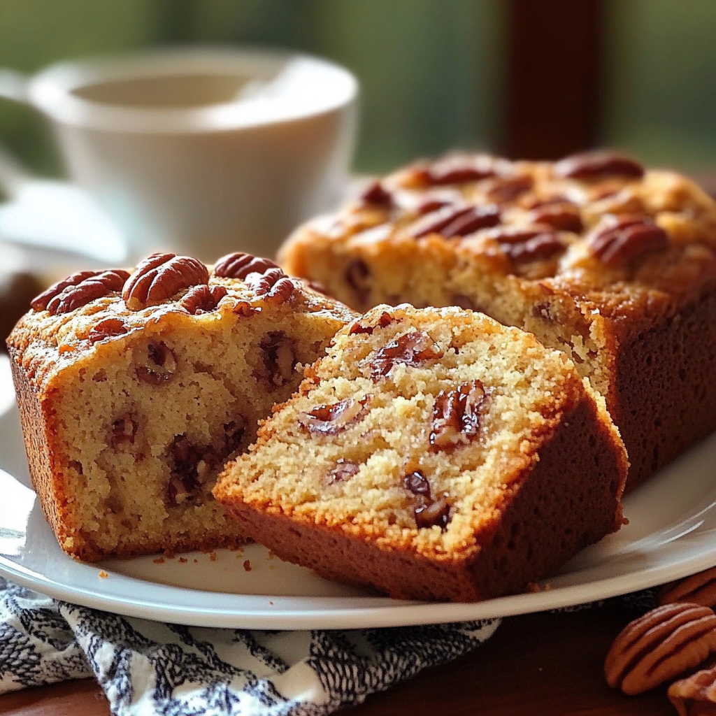 Honey Butter Sweet Alabama Pecan Bread