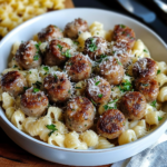 Garlic Butter Sausage Bites with Creamy