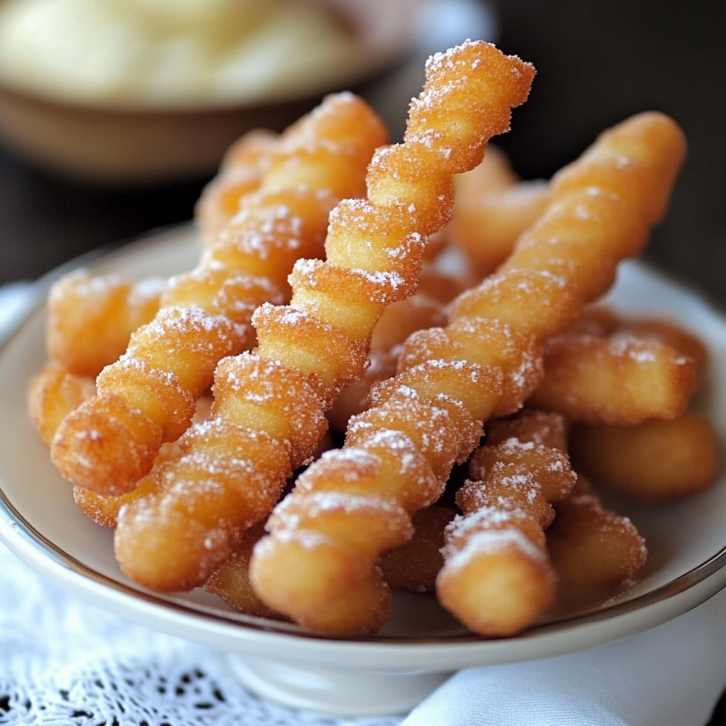 Crispy Funnel Cake Sticks