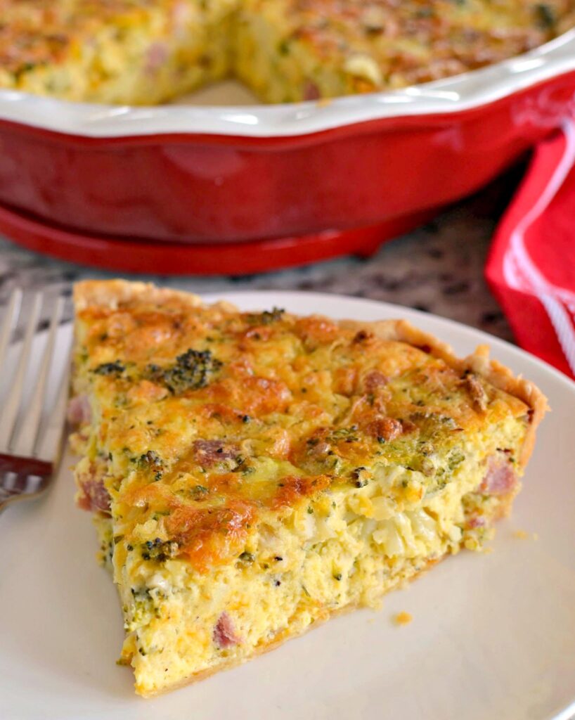 Broccoli and Cheese Quich