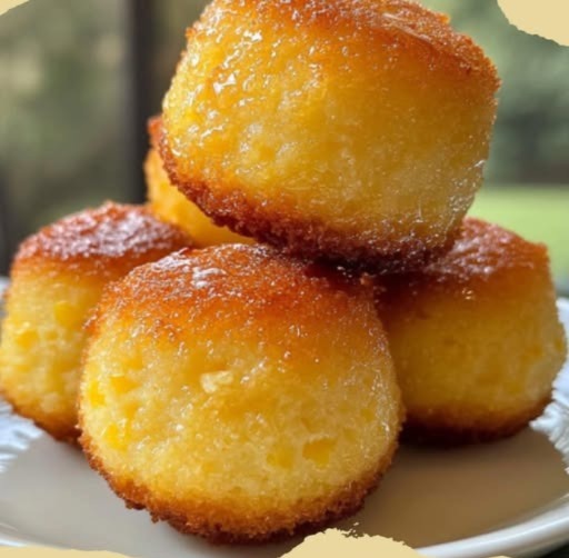 Southern-Style Honey Butter Cornbread Poppers