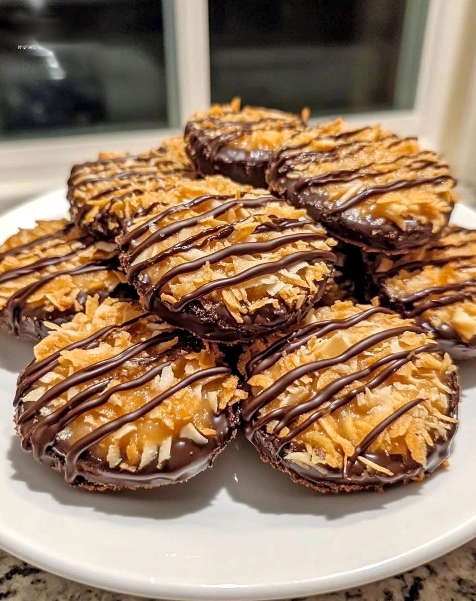 Homemade Samoa Cookies