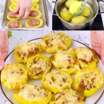 Stuffed potato boats