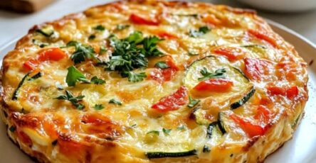 Zucchini and Tomato Frittata