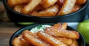 Crispy Air Fryer Apple Fries