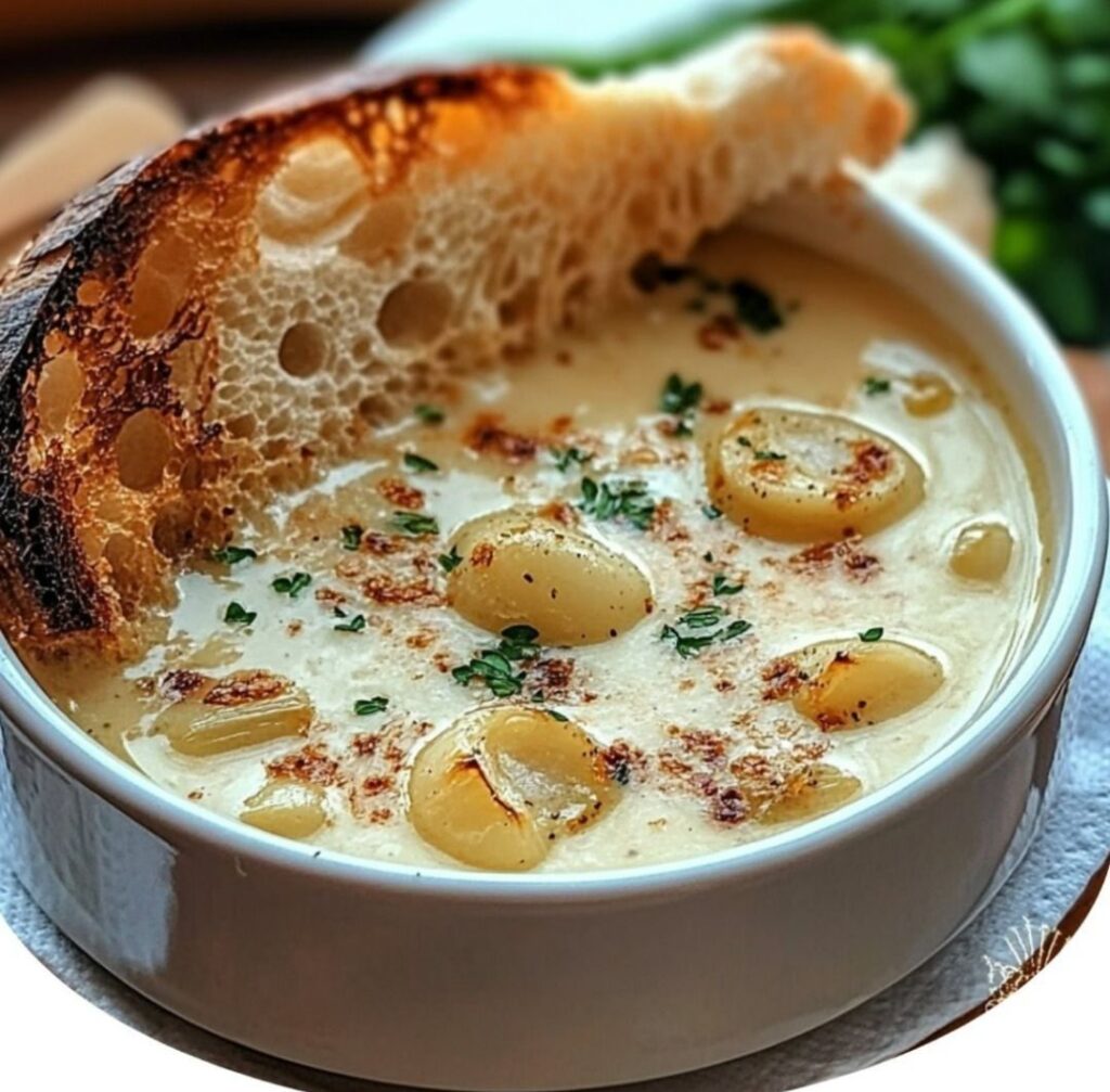 Country French Garlic Soup